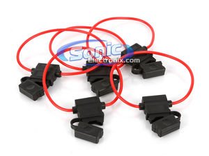 5 Pieces Scosche 14 AWG Gauge Copper 12 Volt ATC Fuse Holder Wire Cable Auto