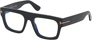 Tom Ford FAUSTO FT 5634-B BLUE BLOCK Black 53/20/145 unisex Eyewear Frame