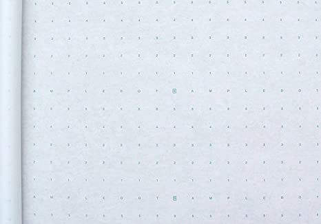Alpha Numeric Dotted Marking Paper (45" X 10 Yards) Optimum Performance