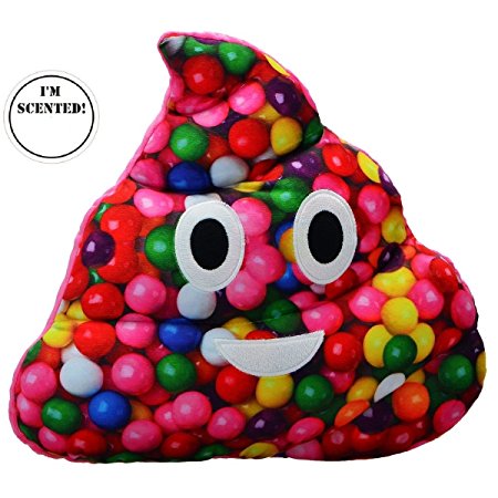 Emojicon Gumball Scented Poop Pillow