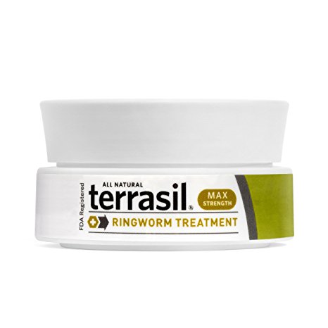 Terrasil® Ringworm Treatment MAX - 6x Faster, Doctor Recommended, Patented Formula, 100% Guaranteed All-natural, Anti-Fungal Ointment for the treatment of Ringworm and symptoms like itching, burning, pain, inflammation and irritation from fungal infection - 14g