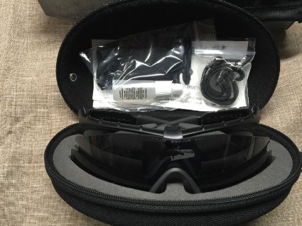 Oakley Si Ballistic M-frame 20 Array - Black Frame with Grey and Clear Lenses
