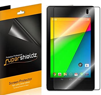 (3 Pack) Supershieldz for Google Nexus 7 (2013 2nd Generation) Screen Protector, High Definition Clear Shield (PET)