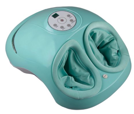 Shiatsu Turquoise Foot Massager - Deep Kneading with Variable Heat