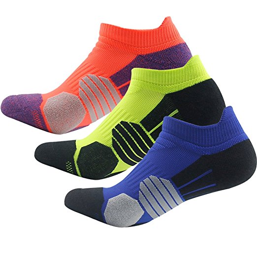 NIcool Men's No Show Athletic Running Outdoor Quarter Sports Socks