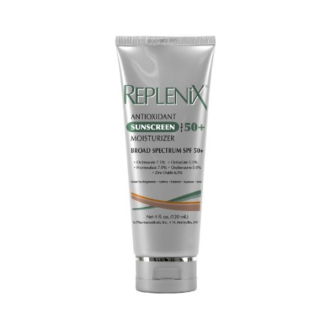 Replenix Antioxidant Sunscreen Moisturizer SPF 50 Plus 4 oz
