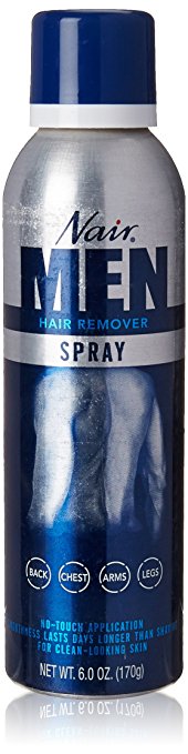 Nair Men's Hair Removal Spray, 6.0 Oz