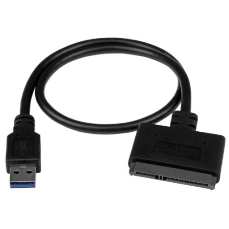 StarTech.com USB 3.1 (10Gbps) Adapter Cable for 2.5" SATA SSD/HDD Drives - Supports SATA III (6 Gbps) - USB Powered