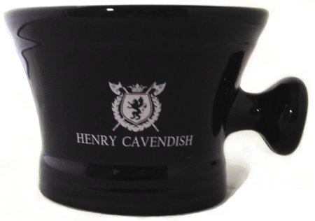 Henry Cavendish Gentleman's Ceramic Shaving Soap Bowl with Handle. Enhance Your Shave with the Best Mug and get a Good Shaving Brush.
