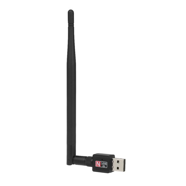 600Mbps Wireless USB WiFi Adapter Dongle Network LAN Card 802.11b/g/n Standard with 2dBi Detachable Antenna for Desktop Laptop PC Computers