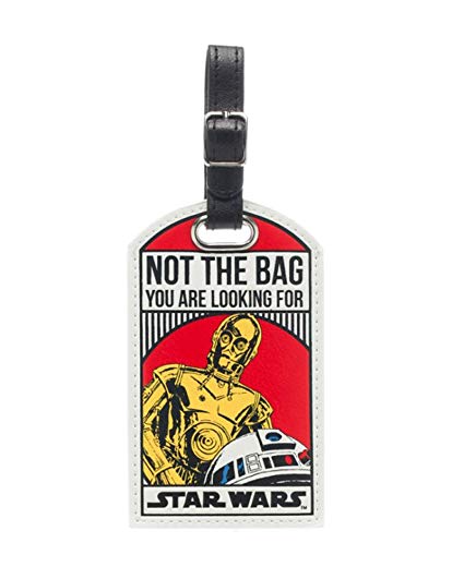 Star Wars Not The Bag You Are Looking For Droids C-3PO/R2-D2 Luggage Tag