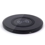 Wireless ChargerLevin 2015 New Version Qi Wireless Charger Charging Pad for LG G4Galaxy S6Nexus 6Moto Droid TurboNexus Nokia Lumia HTC  and Other Qi-Enabled Phones and Tablets Black