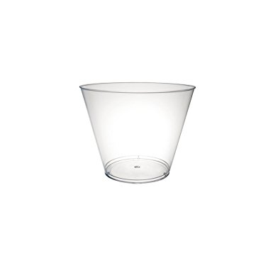 Party Essentials N540 Hard Plastic Tumbler, 5-Ounce Capacity, Clear (Case of 1000)