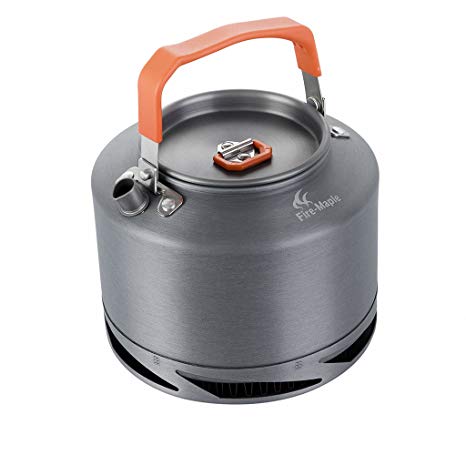 Fire-Maple Portable Heat Exchanger Kettle Outdoor Camping Picnic Cookware Tea Pot with Tea Filter 0.8L/1.5L FMC-XT1/FMC-XT2