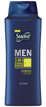 Suave Professionals Men 3-in-1 Shampoo  Conditioner  Body Wash Citrus Rush 28 oz