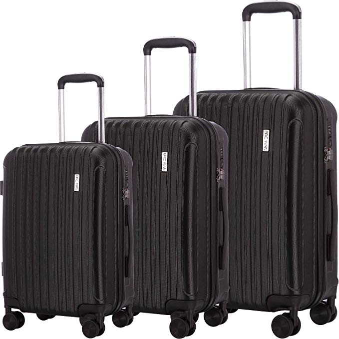 Luggage Set 3 Piece Suitcase ABS Trolley Spinner Hardshell Lightweight Suitcases TSA
