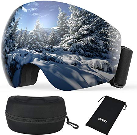 GRM Ski Snow Snowboard Goggles UV Protection Anti Fog Snow Goggles for Men Women Youth