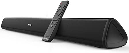 Soundbar for TV, sakobs 32" 60W Sound Bar Surround System for Home Theater,3 Equalizer Mode, Bluetooth, RCA, Optical Input, Wall Mountable