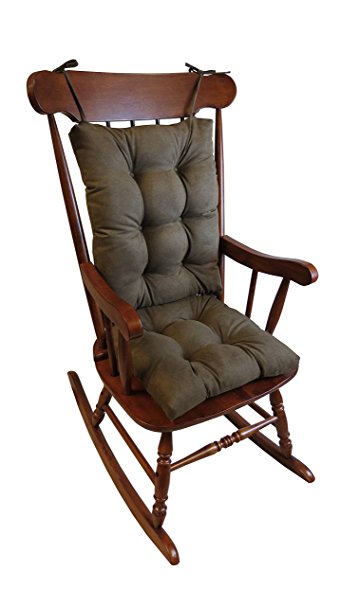The Gripper Non-Slip Rocking Chair Cushion Set Honeycomb, X-Large, Chocolate