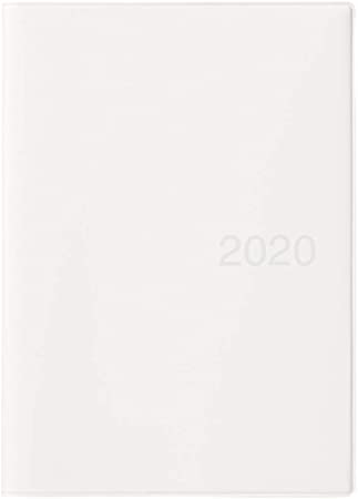 MUJI 2020 Fine Paper Schedule Note B6 Size (4.9 x 6.9 in) Monthly/Weekly Notebook White Gray Beginning December 2019