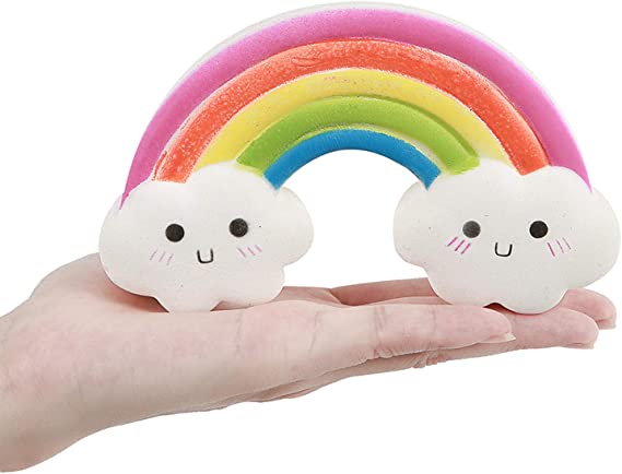 Anboor Squishies Rainbow Bridge Slow Rising Kawaii Scented Soft Squishies Toys