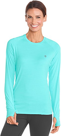 Coolibar UPF 50  Women's Long Sleeve Fitness Shirt - Sun Protective