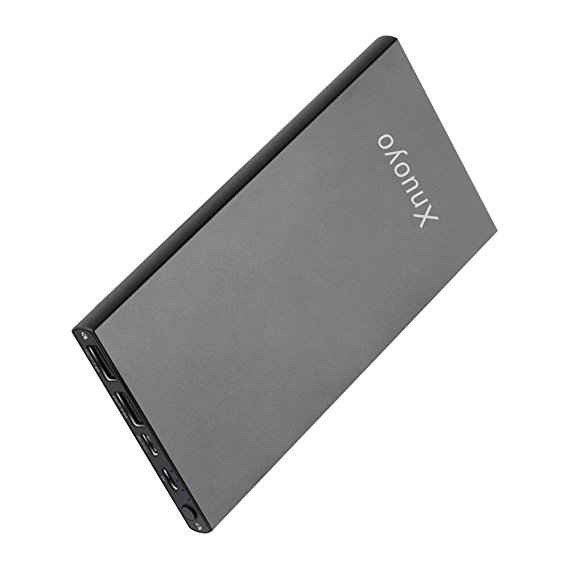 Xnuoyo Power Bank 12000mAh External Battery Pack with (Apple Lightning   Micro) Input & Dual USB Outputs Portable Charger for iPhone, Samsung, iPad Air, HUAWEI, Kindle, Speakers, Tablets and other Smart Phones