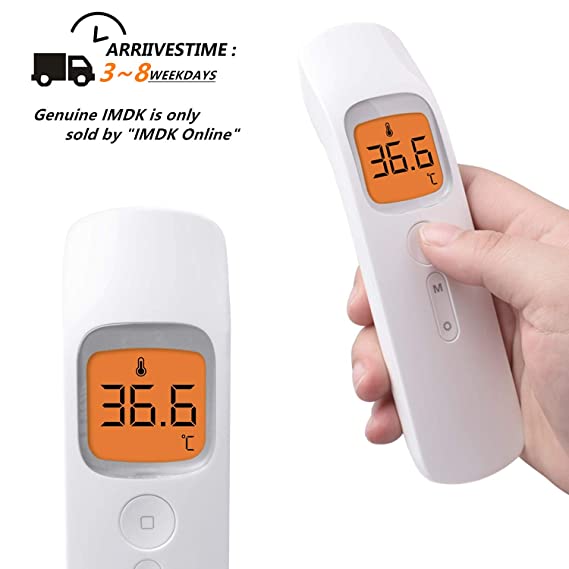 Forehead Thermometer, Non-Contact Infrared Digital Fever TemporalThermometer for Baby Kids and Adults Accurate Instant Readings Forehead Thermometer with LCD Display