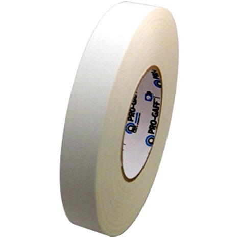 Pro Gaff Gaffers Tape 1 and 2 inch widths, 17 colors available, 1 inch, White