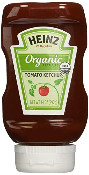 Heinz Organic Ketchup Inverted Bottle, 14 oz. (Tabletop condiments)