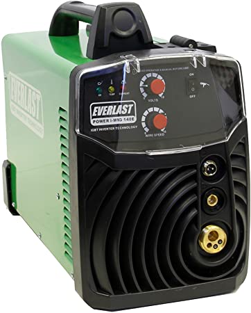 2019 Everlast PowerMIG 140E 140 Amp MIG welder 110 volts FLUX Core Roll Capable