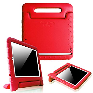 Fintie iPad mini 1/2/3 Kiddie Case - Light Weight Shock Proof Convertible Handle Stand Kids Friendly for Apple iPad mini 1 / iPad mini 2 / iPad mini 3, Red