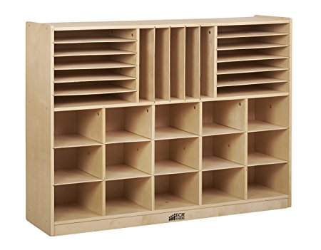 ECR4Kids Birch Multi-Section Storage Cabinet