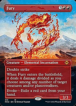 Magic: the Gathering - Fury (313) - Borderless - Modern Horizons 2