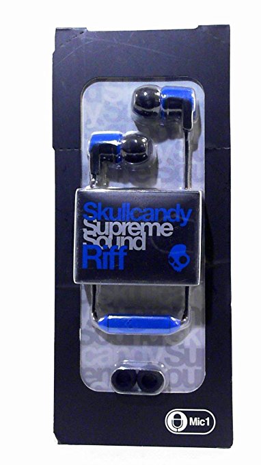 Skullcandy Supreme Sound Riff Headset for Phones - Retail Packaging - Blue/Black
