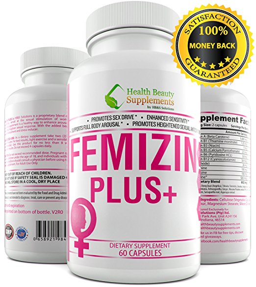 * FEMIZIN PLUS  * Female Libido Enhancement – Female Sex Drive – Supports – Female Hormone Balance – Premium – Female Libido Enhancer