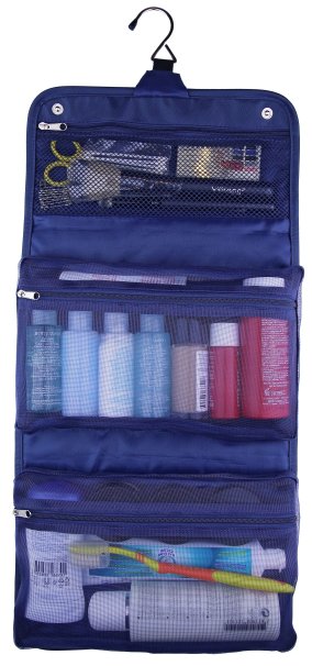 Toiletry Bag for Men & Travel Cosmetic Bag for Women by Roomi, an All in One Hanging Travel Toiletries Bag. Get this Stylish, Multifunctional Travel Organizer for Smart & Convenient Travelling!