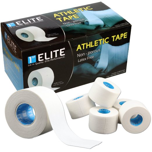 Cotton Athletic Tape by 1st Elite – Professional Grade Joint Support for Boxing, Weightlifting, MMA, Gymnastics & All Indoor / Outdoor Sports