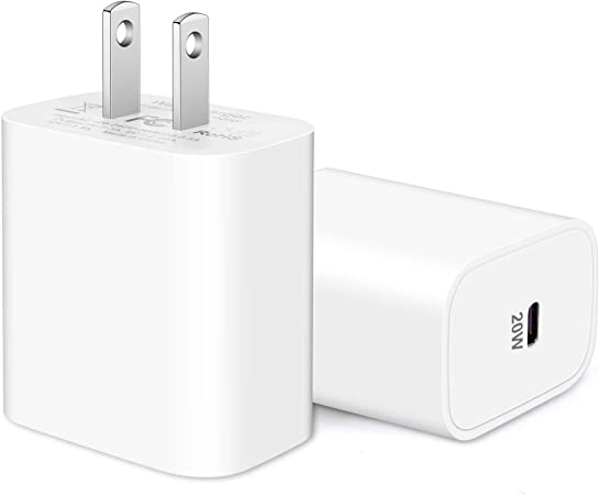 iPhone 12 13 Charger Block [MFi Certified], YEAHFUN 2Pack 20W USB C Wall Charger Box PD Fast Charging Adapter Brick Cube for Apple iPhone 13/13 Pro Max/Mini, 12/11/Pro Max, iPad Pro, AirPods Pro