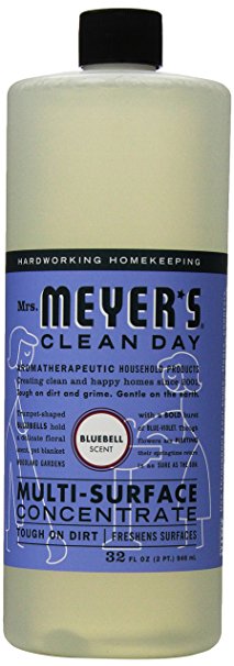 Mrs. Meyer's Multi Surface Concentrate, Blubell, 32 Fluid Ounce