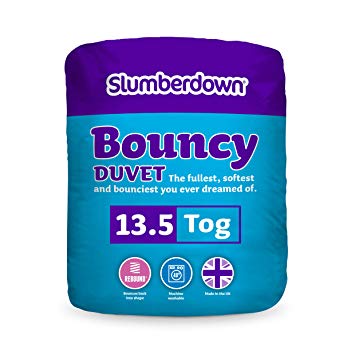 Slumberdown Bouncy Winter Warm 13.5 Tog Duvet, White, Double