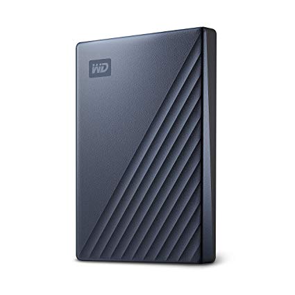 Wd&nbsp;5Tb My&nbsp;Passport&nbsp;Ultra Blue Portable External Hard Drive, USB-C - WDBFTM0050BBL-WESN