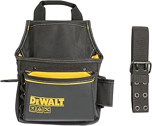 DEWALT Professional Ballistic Nylon Tool Pouch, 12 Pockets, Tough Material (DWST540101)