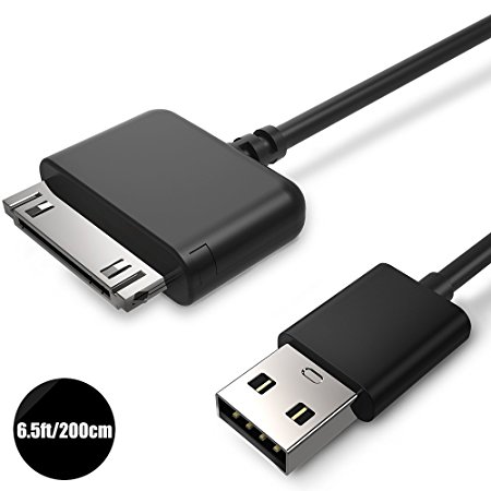 Barnes & Noble Charging Cable For Nook HD and HD  (Extra Long 6.5ft), TUSITA USB Charge Wire Cord Data Sync Charger For Barnes & Noble Nook Hd 7"   9" Tablet