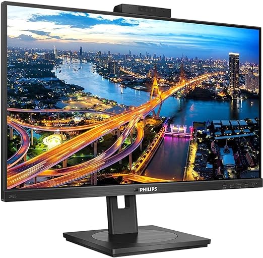 PHILIPS 242B1H 23.8" Full HD WLED LCD Monitor - 16:9 - Textured Black