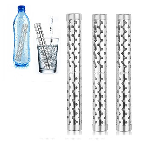 HailiCare 3 Pcs Alkaline Water Filter Purifier Stick Health pH Ionizer Negative Ion Alkaline Water Stick Energy Nano