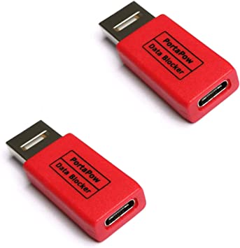 PortaPow USB-A to USB-C Data Blocker (2)