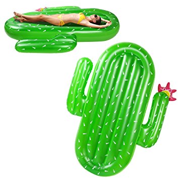 Pool Floats, Sunba Youth Giant Pool Floats for Adults, Swimming pool floats, Inflatable Pool Float for Kids (Cactus)