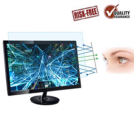 27 Inch Monitor Screen Protector -Blue Light Filter, FORITO Eye Protection Blue Light Blocking Computer Screen Protector for 27" Widescreen Desktop Monitor with 16:9 Aspect Ratio