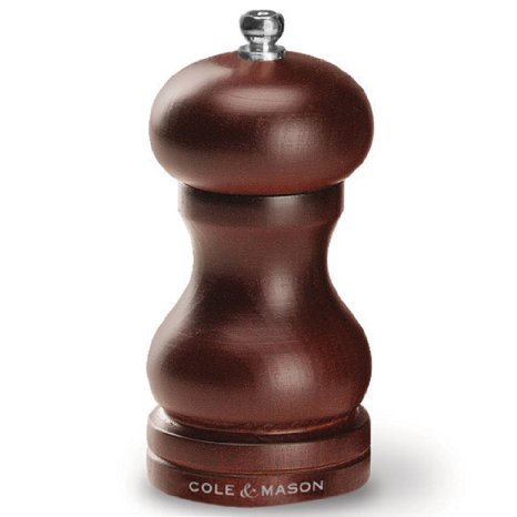 Cole & Mason Capstan Precision Wooden Pepper Mill, 5 inch